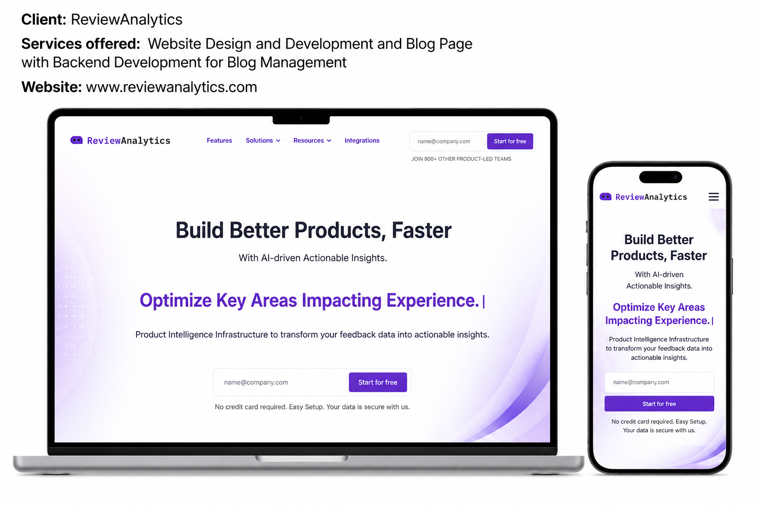 review analytics